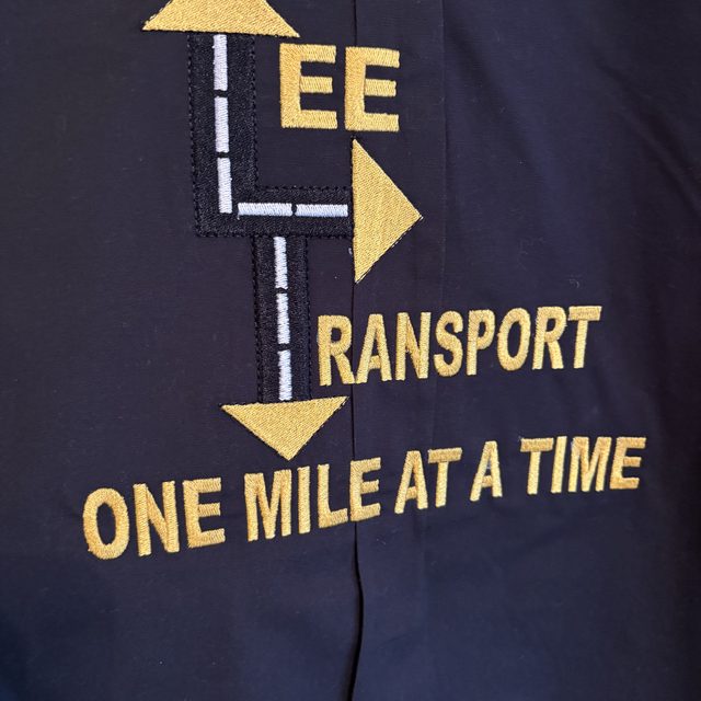 Custom embroidered company logo design